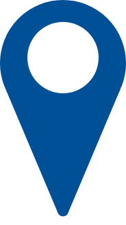 Blaues Pin-Icon